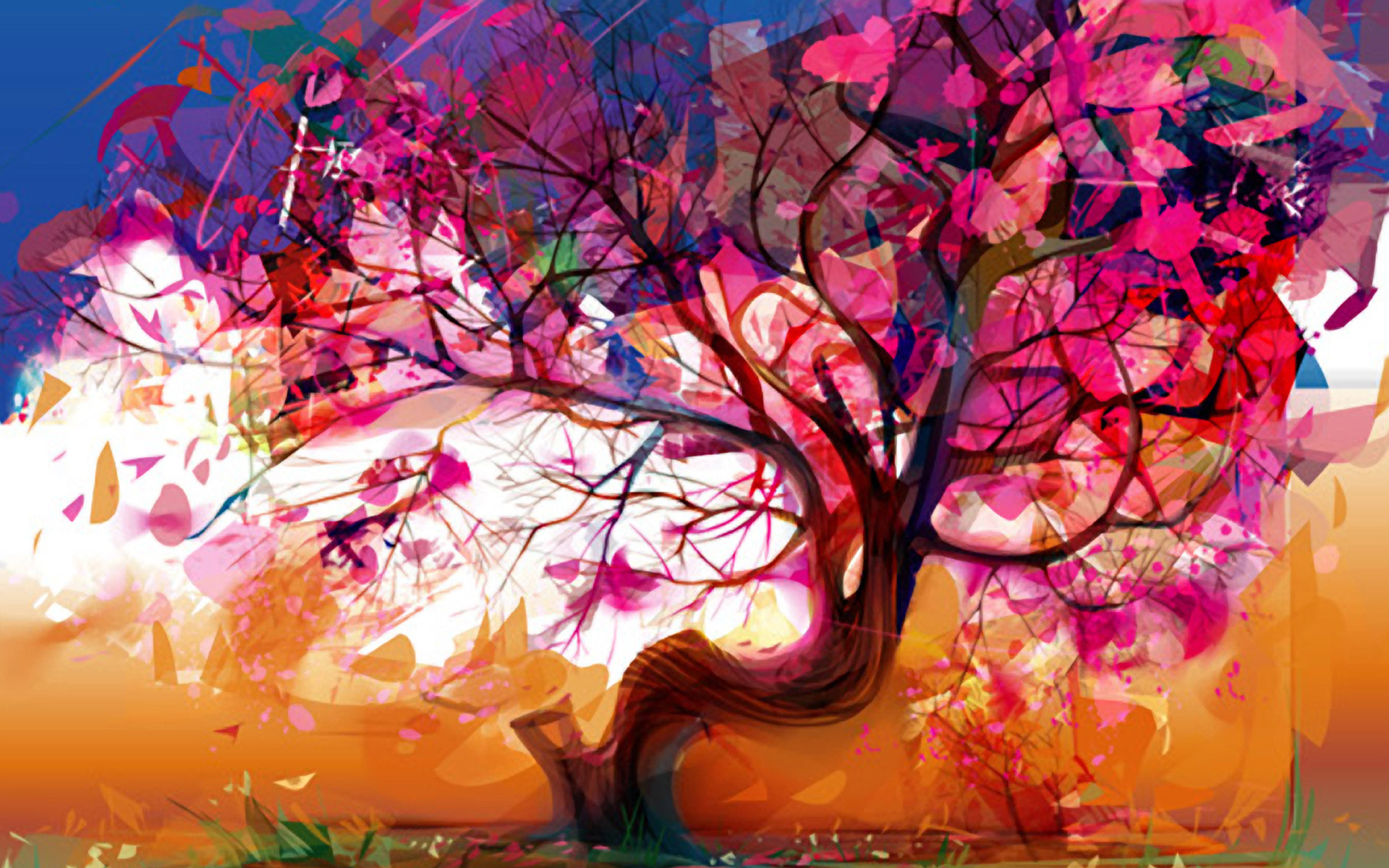 نقاشی درخت 